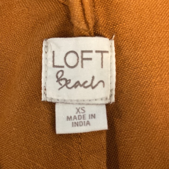 Loft Linen blend Jumpsuit sizeS - Picture 12 of 15